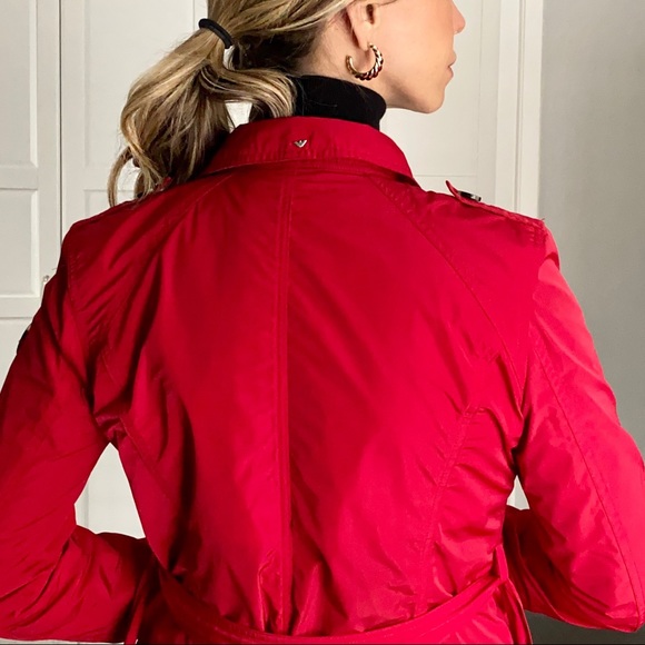 Armani Jeans Jackets & Blazers - Armani jeans belted trench coat